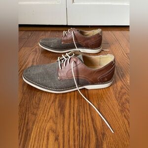 Joseph Abboud Brown and Gray Men's Oxfords